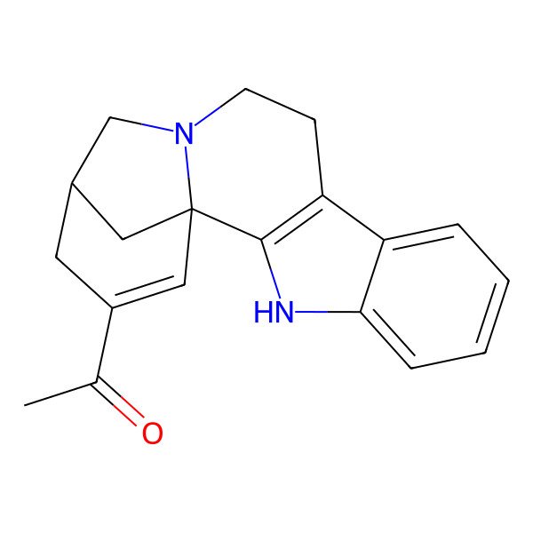 2D Structure of Tabertinggine