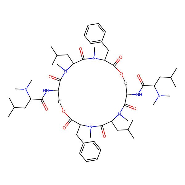 2D Structure of DL-N(Me2)Leu-DL-Ser(1)-DL-N(Me)Leu-DL-N(Me)Phe-(2).DL-N(Me2)Leu-DL-Ser(2)-DL-N(Me)Leu-DL-N(Me)Phe-(1)
