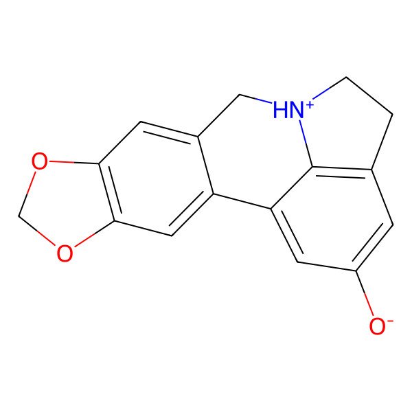 2D Structure of 5,7-Dioxa-12-azoniapentacyclo[10.6.1.02,10.04,8.015,19]nonadeca-1(18),2,4(8),9,15(19),16-hexaen-17-olate