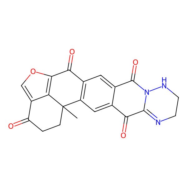 2D Structure of 1-Methyl-18-oxa-7,10,11-triazahexacyclo[15.6.1.02,15.04,13.06,11.020,24]tetracosa-2(15),3,6,13,17(24),19-hexaene-5,12,16,21-tetrone