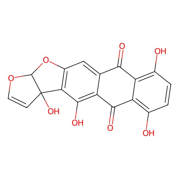 2D Structure of 2,4,15,18-Tetrahydroxy-7,9-dioxapentacyclo[10.8.0.03,10.04,8.014,19]icosa-1,3(10),5,11,14,16,18-heptaene-13,20-dione