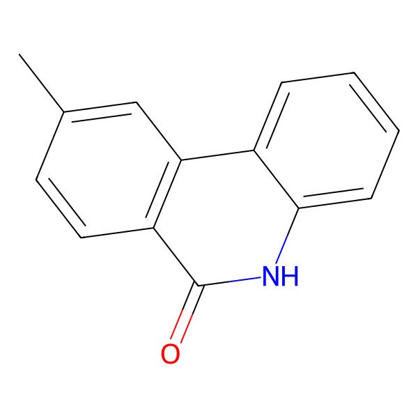 2D Structure of 6(5H)-Phenanthridinone, 9-methyl-