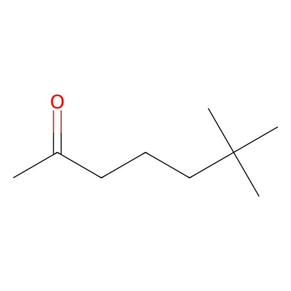 2D Structure of 6,6-Dimethyl-2-heptanone