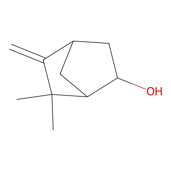 2D Structure of 6,6-Dimethyl-5-methylidenebicyclo[2.2.1]heptan-2-ol