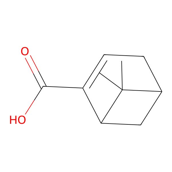 2D Structure of 6,6-Dimethylbicyclo[3.1.1]hept-2-ene-2-carboxylic acid