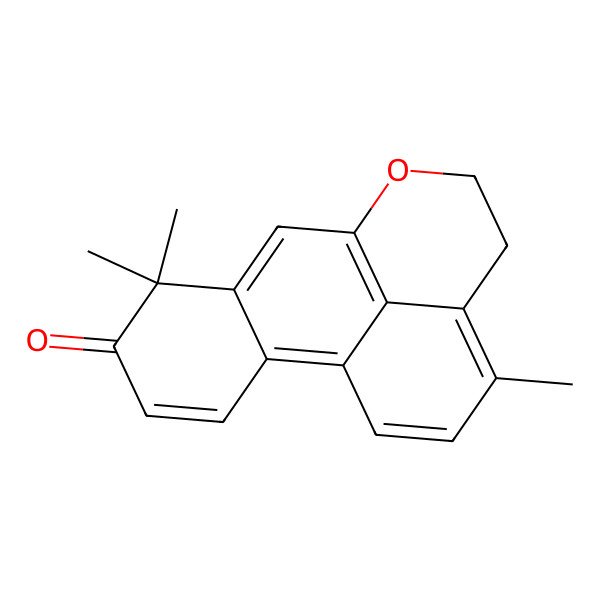 2D Structure of 6,6,14-Trimethyl-10-oxatetracyclo[7.7.1.02,7.013,17]heptadeca-1,3,7,9(17),13,15-hexaen-5-one