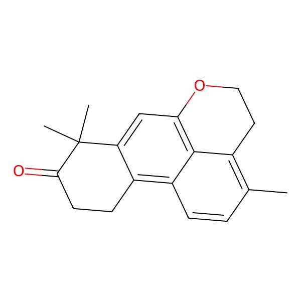 2D Structure of 6,6,14-Trimethyl-10-oxatetracyclo[7.7.1.02,7.013,17]heptadeca-1,7,9(17),13,15-pentaen-5-one