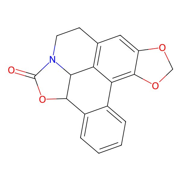 2D Structure of 3,5,13-Trioxa-11-azahexacyclo[9.9.2.02,6.08,21.014,22.015,20]docosa-1(21),2(6),7,15,17,19-hexaen-12-one