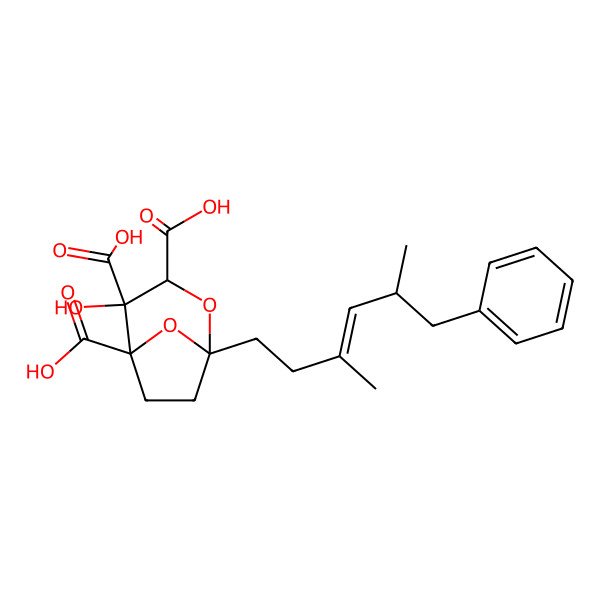 2D Structure of 6,7-dideoxy-squalestatin H5