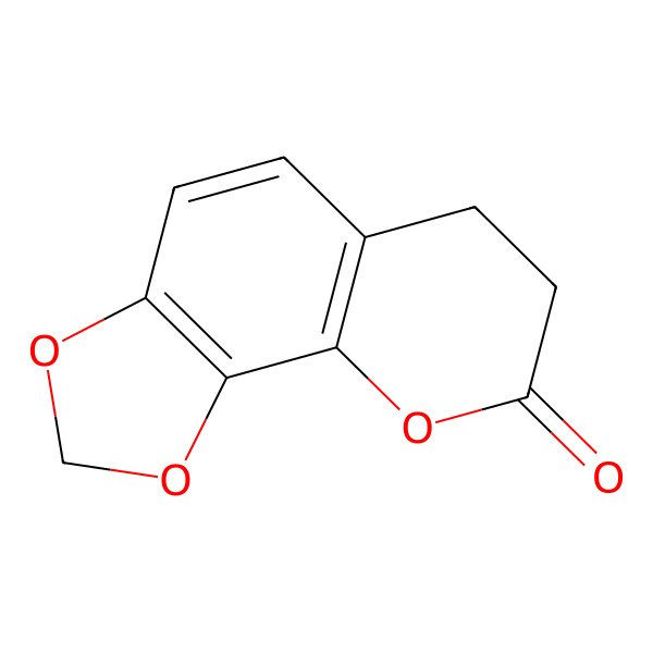 2D Structure of 6,7-Dihydro-[1,3]dioxolo[4,5-h]chromen-8-one