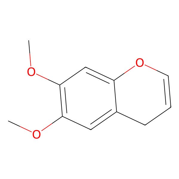 2D Structure of 6,7-dimethoxy-4H-chromene