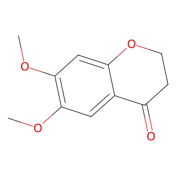 2D Structure of 6,7-Dimethoxychroman-4-one