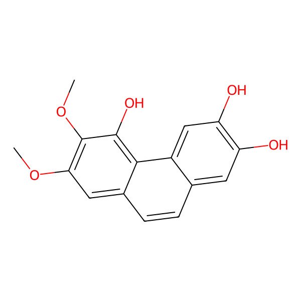 2D Structure of 6,7-Dimethoxyphenanthrene-2,3,5-triol 2D Structure of 6,7-Dimethoxyphenanthrene-2,3,5-triol