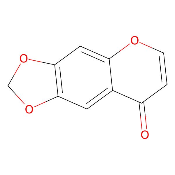 2D Structure of 6,7-Methylendioxychromon