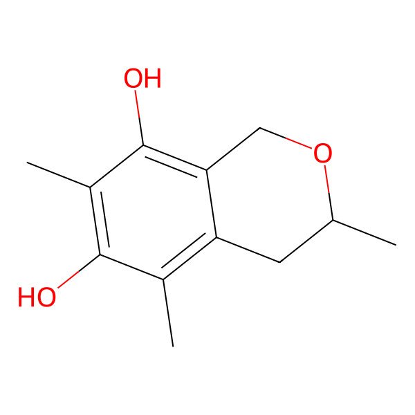 2D Structure of 6,8-Dihydroxy-3,5,7-trimethylisochroman