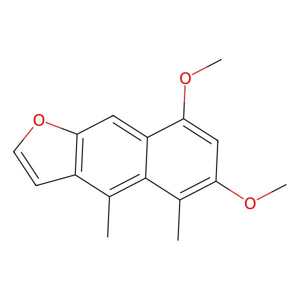 2D Structure of 6,8-Dimethoxy-4,5-dimethylbenzo[f][1]benzofuran