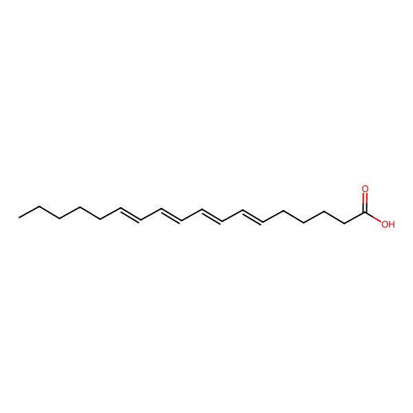 2D Structure of 6,8,10,12-Octadecatetraenoic acid