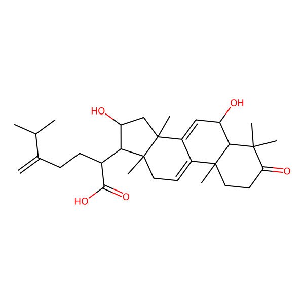 2D Structure of 6alpha-Hydroxypolyporenic acid C