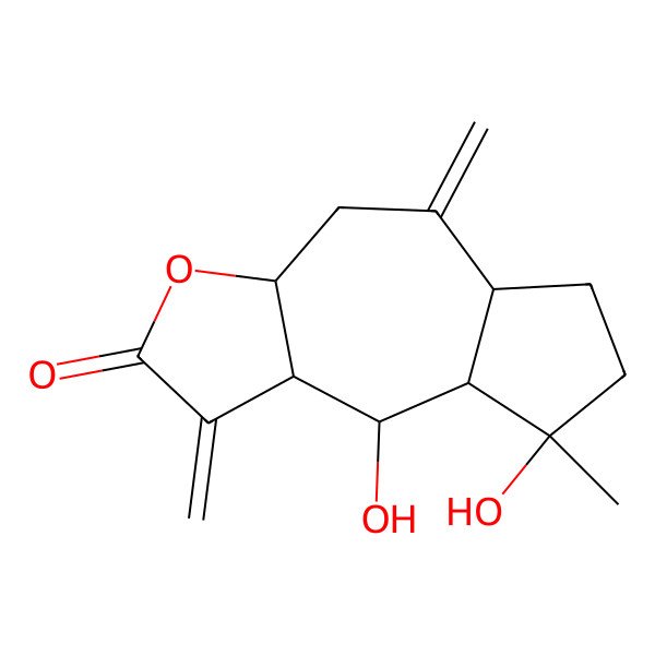 2D Structure of 6Alpha-Hydroxyinuviscolide