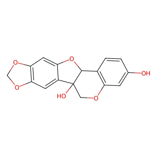 2D Structure of 6a-Hydroxymaackiain
