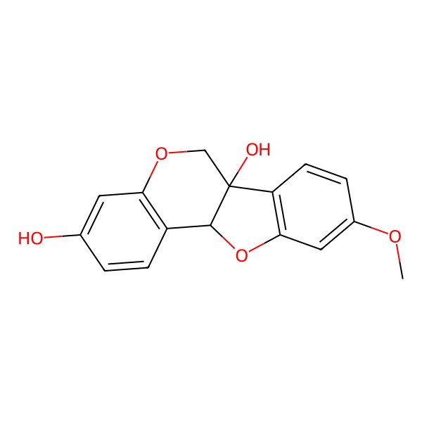 2D Structure of 6alpha-Hydroxymedicarpin