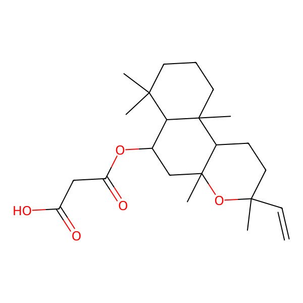 2D Structure of 6alpha-Malonyloxymanoyl oxide