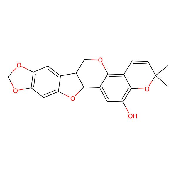 2D Structure of (6aS,11aS)-2-hydroxyleiocarpin