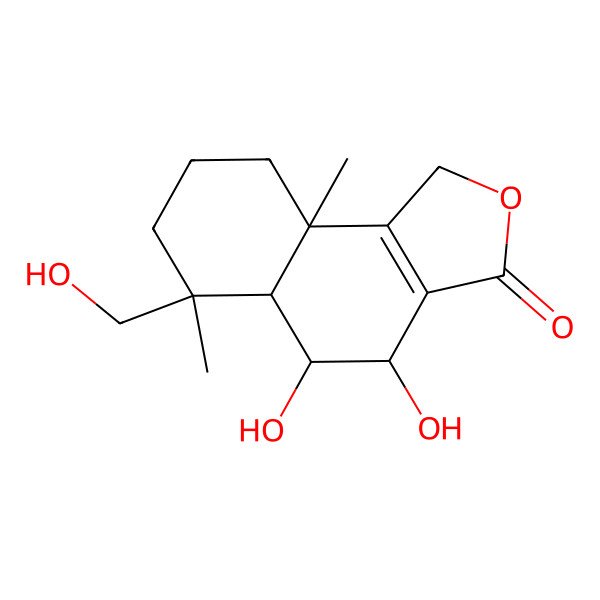 2D Structure of 6beta,7beta,14-Trihydroxyconfertifolin