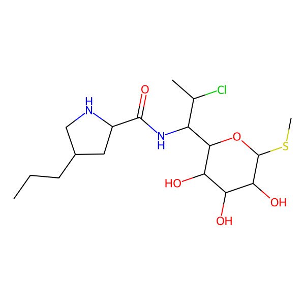 2D Structure of 1'-Demethylclindamycin