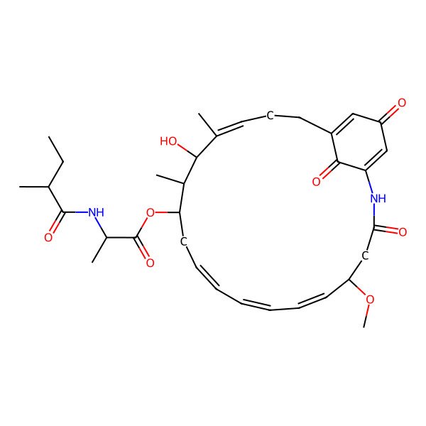 2D Structure of Ansatrienin A2