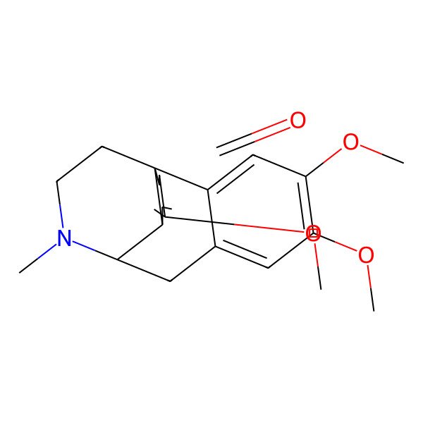 2D Structure of (1R,9S,10S)-4,5,12-trimethoxy-17-methyl-17-azatetracyclo[7.5.3.01,10.02,7]heptadeca-2,4,6,11-tetraen-13-one