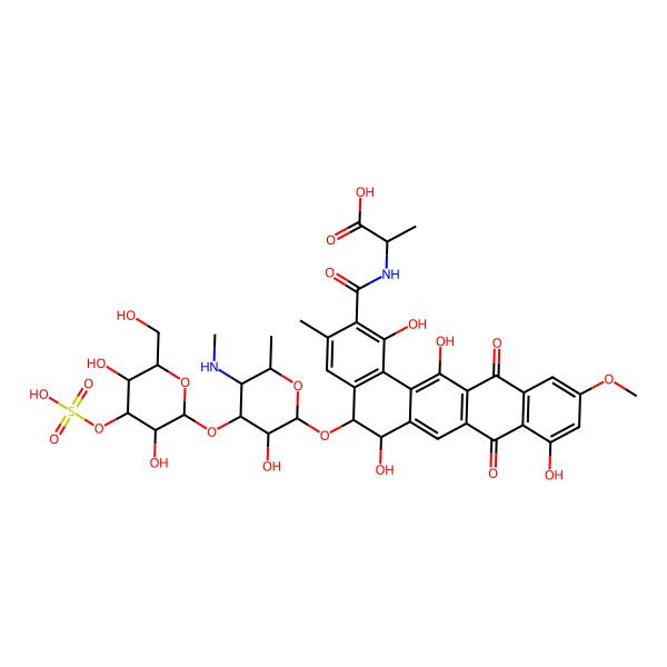 2D Structure of Pradimicin S