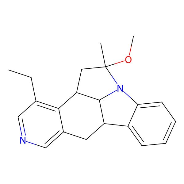 2D Structure of 13-Ethyl-9-methoxy-9-methyl-8,15-diazapentacyclo[9.7.1.02,7.08,19.012,17]nonadeca-2,4,6,12,14,16-hexaene