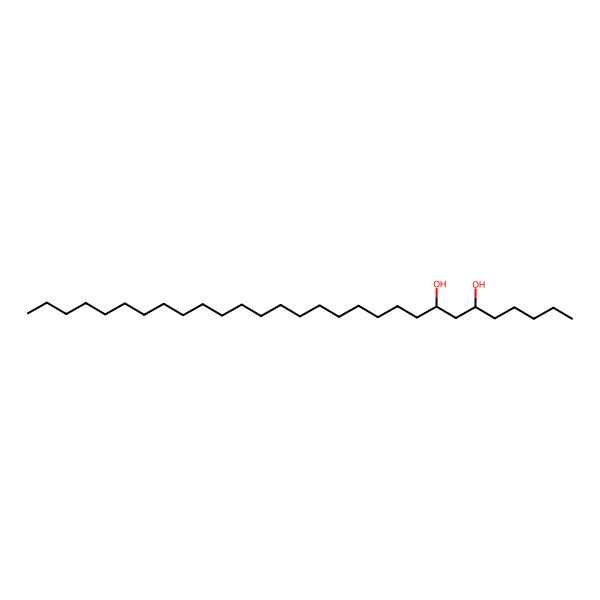 2D Structure of (6R,8S)-nonacosane-6,8-diol