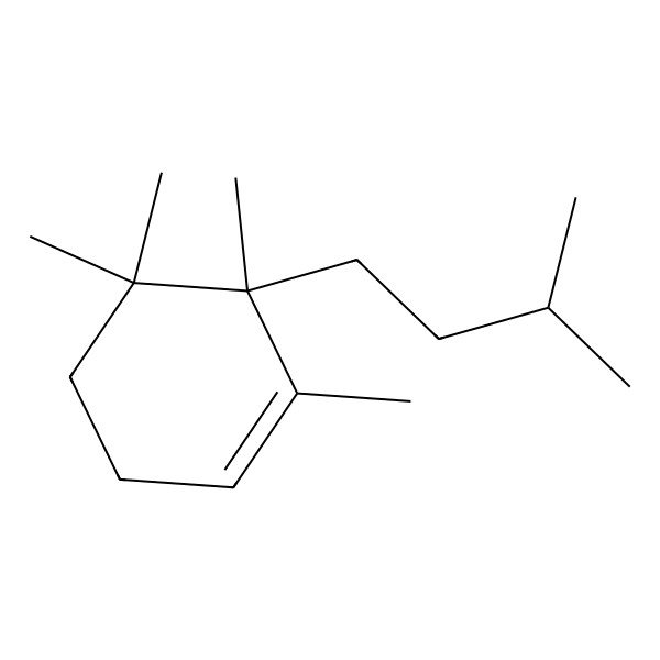 2D Structure of (6S)-1,5,5,6-tetramethyl-6-(3-methylbutyl)cyclohexene