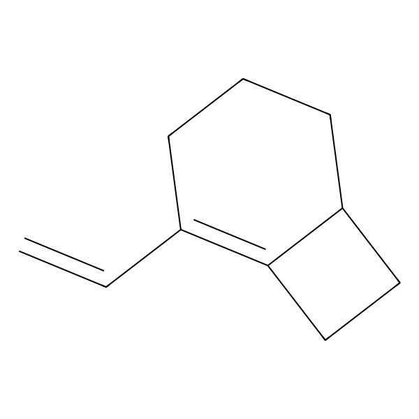 2D Structure of (6S)-2-ethenylbicyclo[4.2.0]oct-1-ene