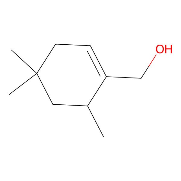2D Structure of [(6S)-4,4,6-trimethylcyclohexen-1-yl]methanol