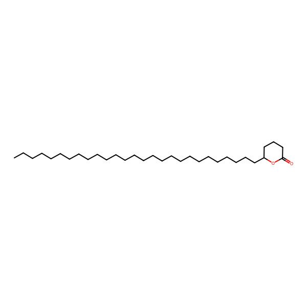 2D Structure of (6S)-6-heptacosyloxan-2-one