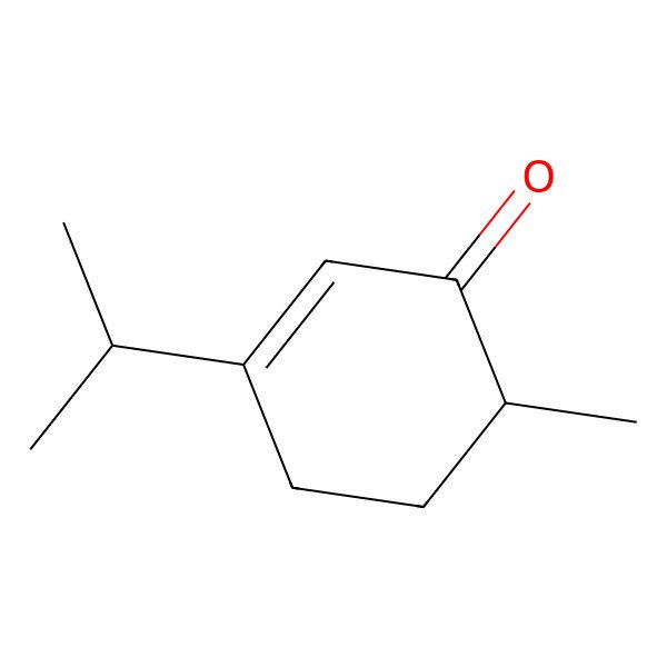 2D Structure of (6S)-6-methyl-3-propan-2-ylcyclohex-2-en-1-one 2D Structure of (6S)-6-methyl-3-propan-2-ylcyclohex-2-en-1-one