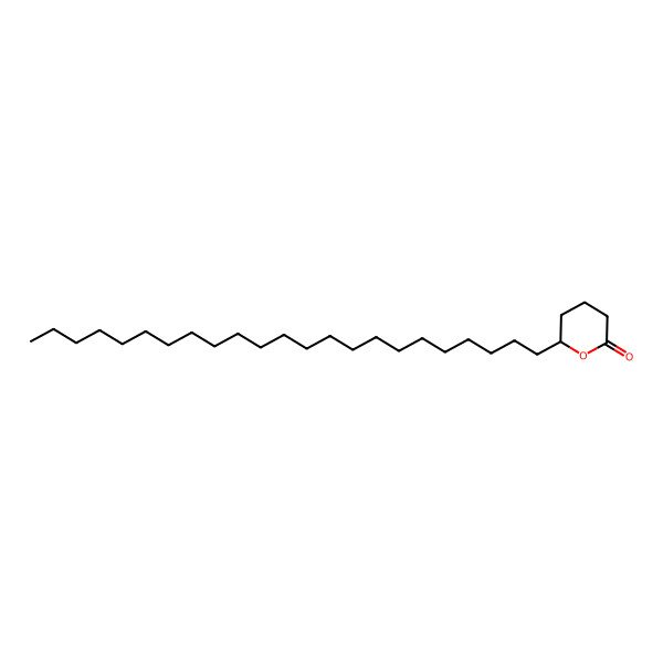 2D Structure of (6S)-6-tricosyloxan-2-one