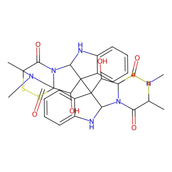 2D Structure of (6S,6'S)-19,19'-Dideoxy-6,6'-dihydroxychetocin