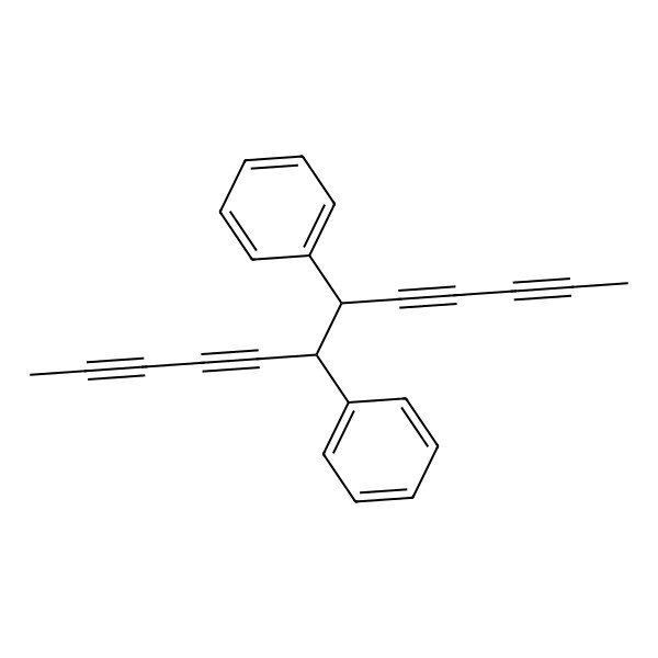 2D Structure of [(6S,7R)-7-phenyldodeca-2,4,8,10-tetrayn-6-yl]benzene