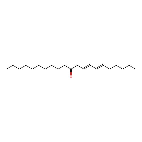 2D Structure of 6Z,8E-Heneicosadien-11-one