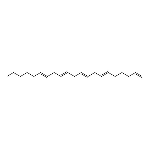 2D Structure of (6Z,9Z,12Z,15Z)-1,6,9,12,15-Henicosapentaene