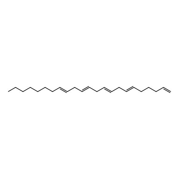 2D Structure of (6Z,9Z,12Z,15Z)-1,6,9,12,15-tricosapentaene