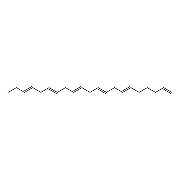2D Structure of (6Z,9Z,12Z,15Z,18Z)-henicosa-1,6,9,12,15,18-hexaene