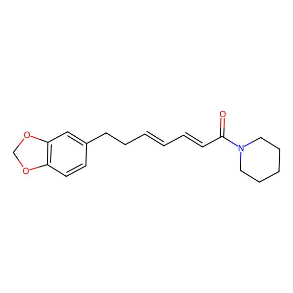 2D Structure of 7-(1,3-Benzodioxol-5-yl)-1-piperidin-1-ylhepta-2,4-dien-1-one 2D Structure of 7-(1,3-Benzodioxol-5-yl)-1-piperidin-1-ylhepta-2,4-dien-1-one