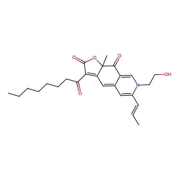 2D Structure of 7-(2-Hydroxyethyl)-monascorubramine