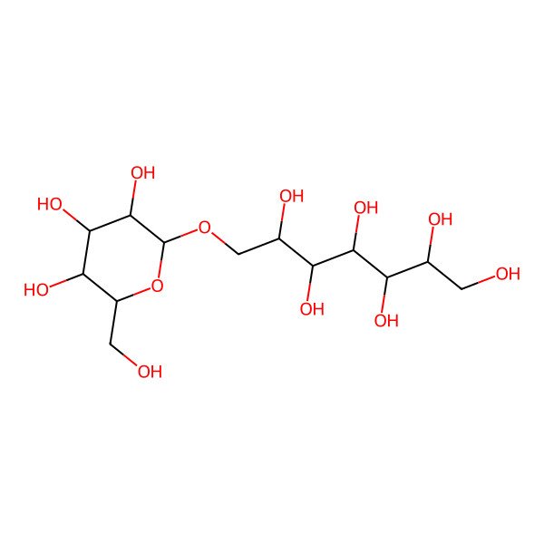 2D Structure of 7-[3,4,5-Trihydroxy-6-(hydroxymethyl)oxan-2-yl]oxyheptane-1,2,3,4,5,6-hexol