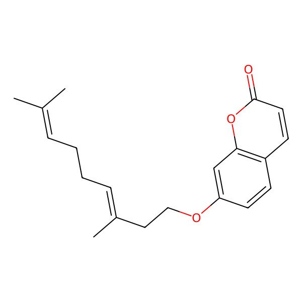 2D Structure of 7-(3,8-Dimethylnona-3,7-dienoxy)chromen-2-one 2D Structure of 7-(3,8-Dimethylnona-3,7-dienoxy)chromen-2-one